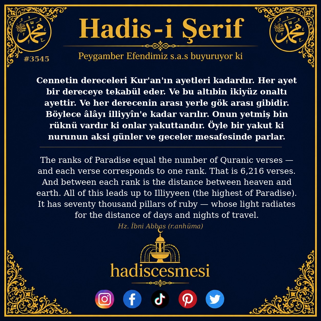 Hadis 3545