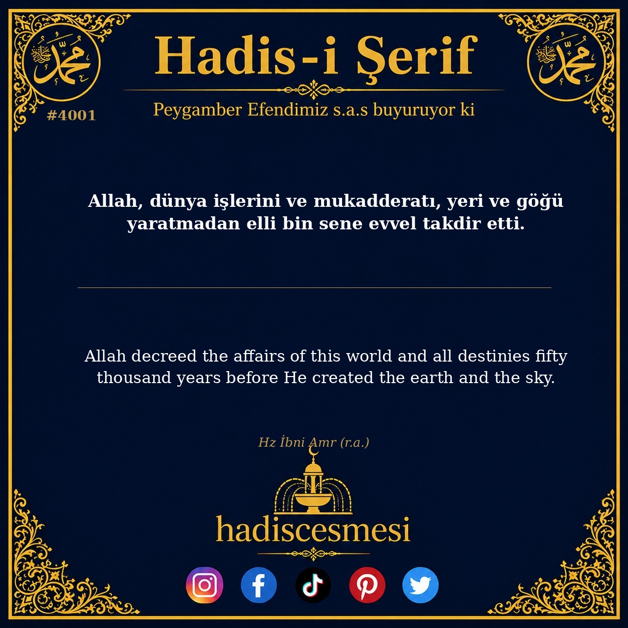 Hadis 4001