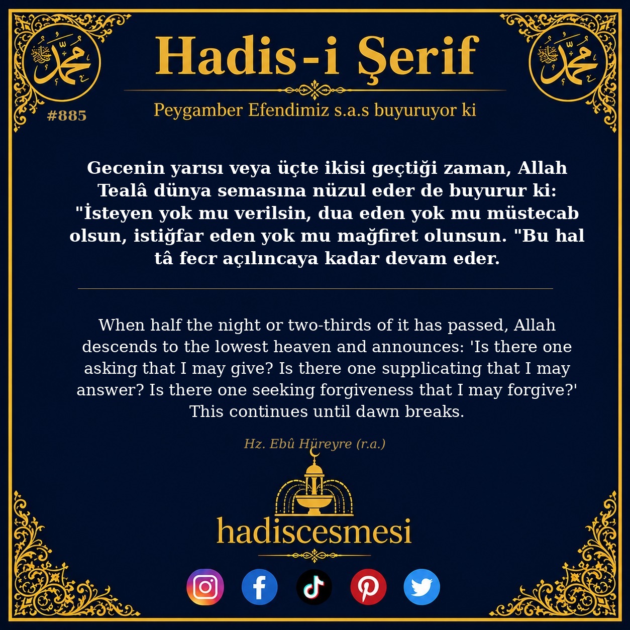 Hadis 0885