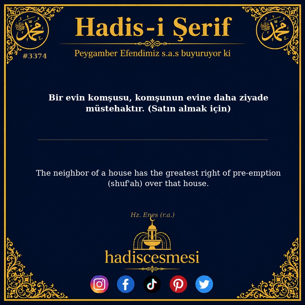 Hadis 3374