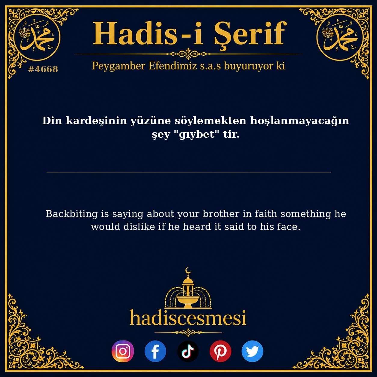 Hadis 4668