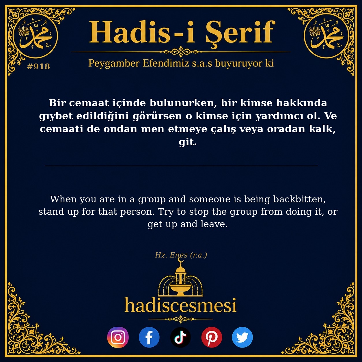 Hadis 0918