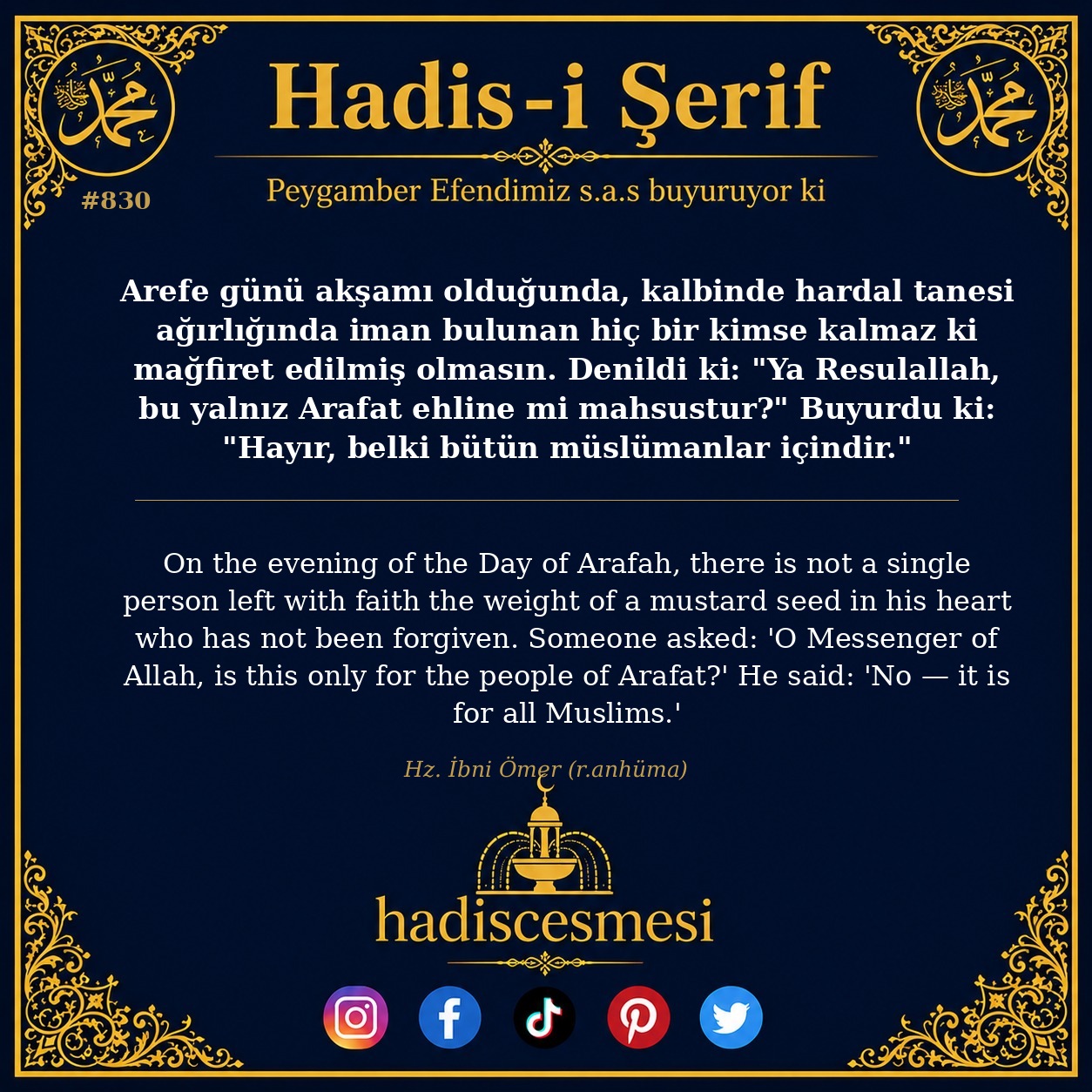 Hadis 0830