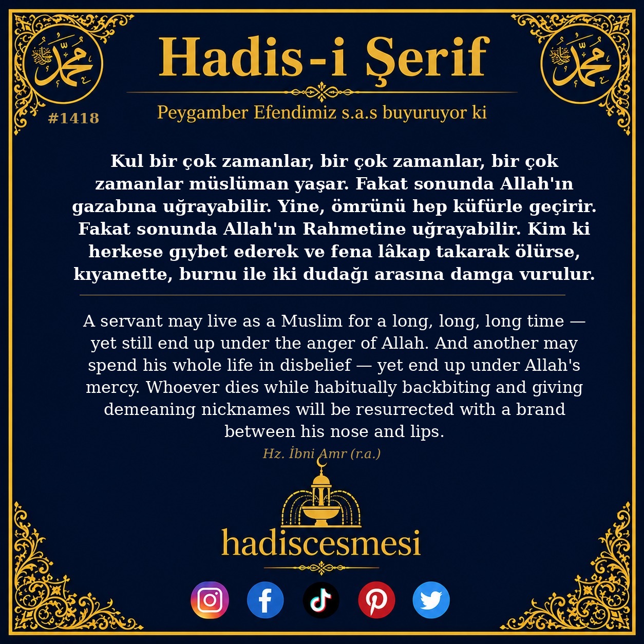 Hadis 1418