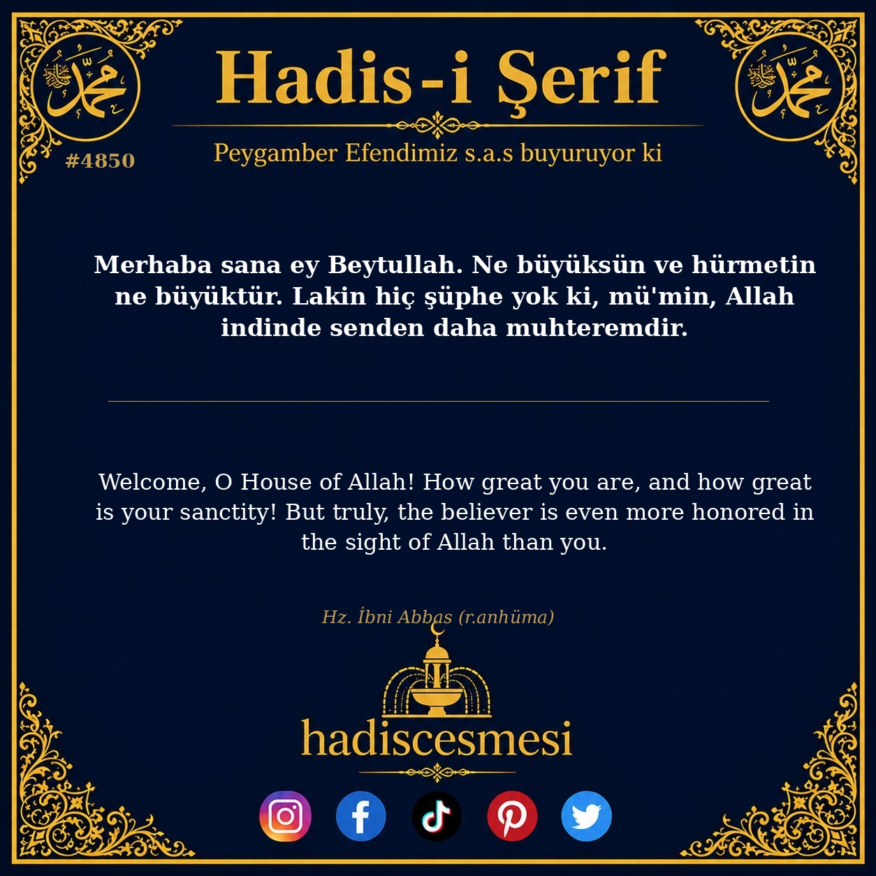 Hadis 4850