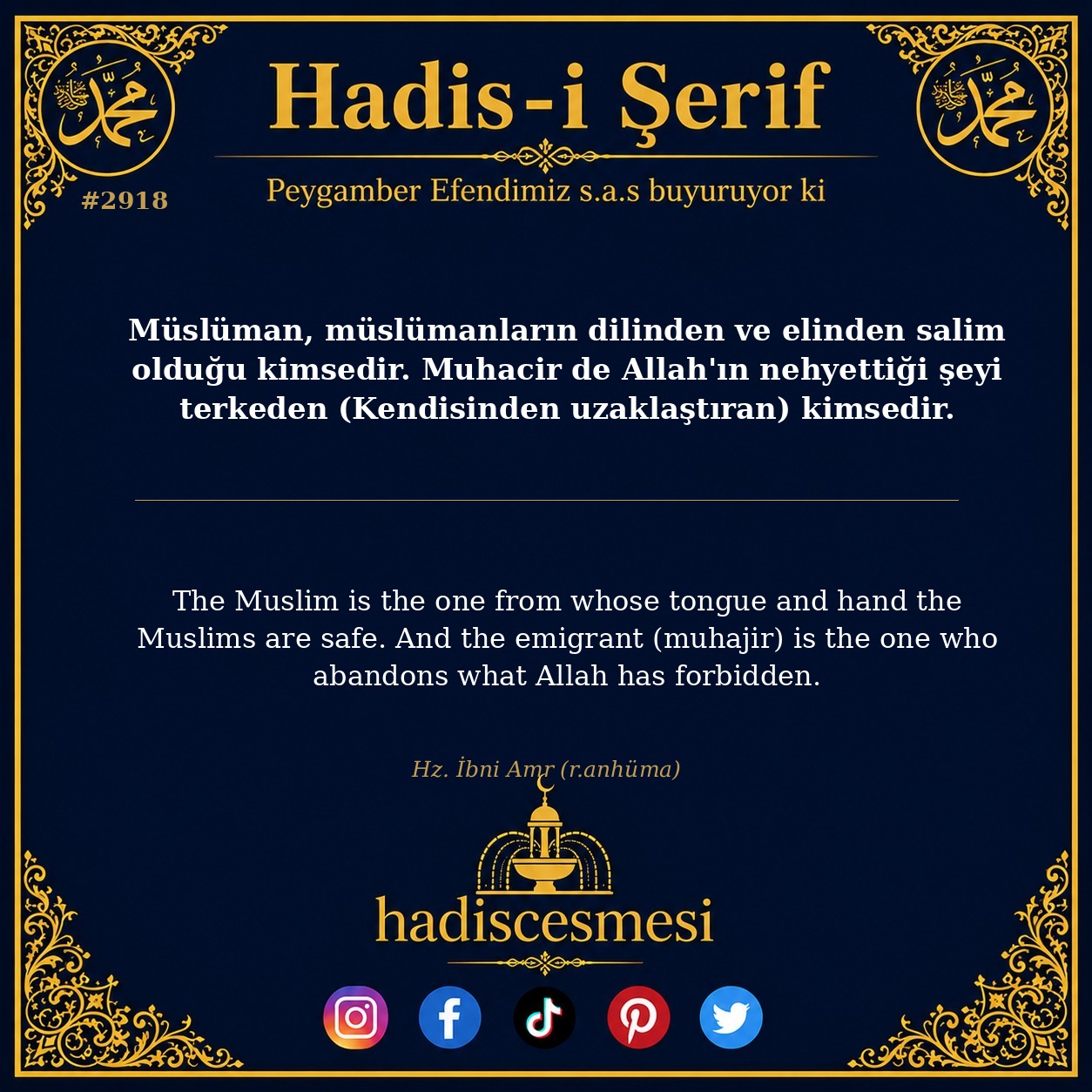 Hadis 2918