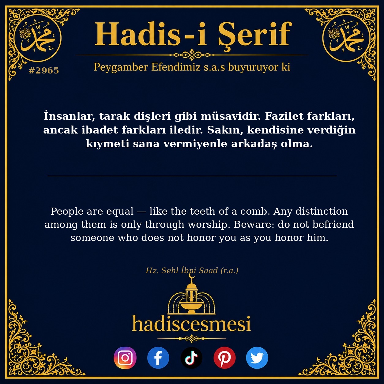 Hadis 2965