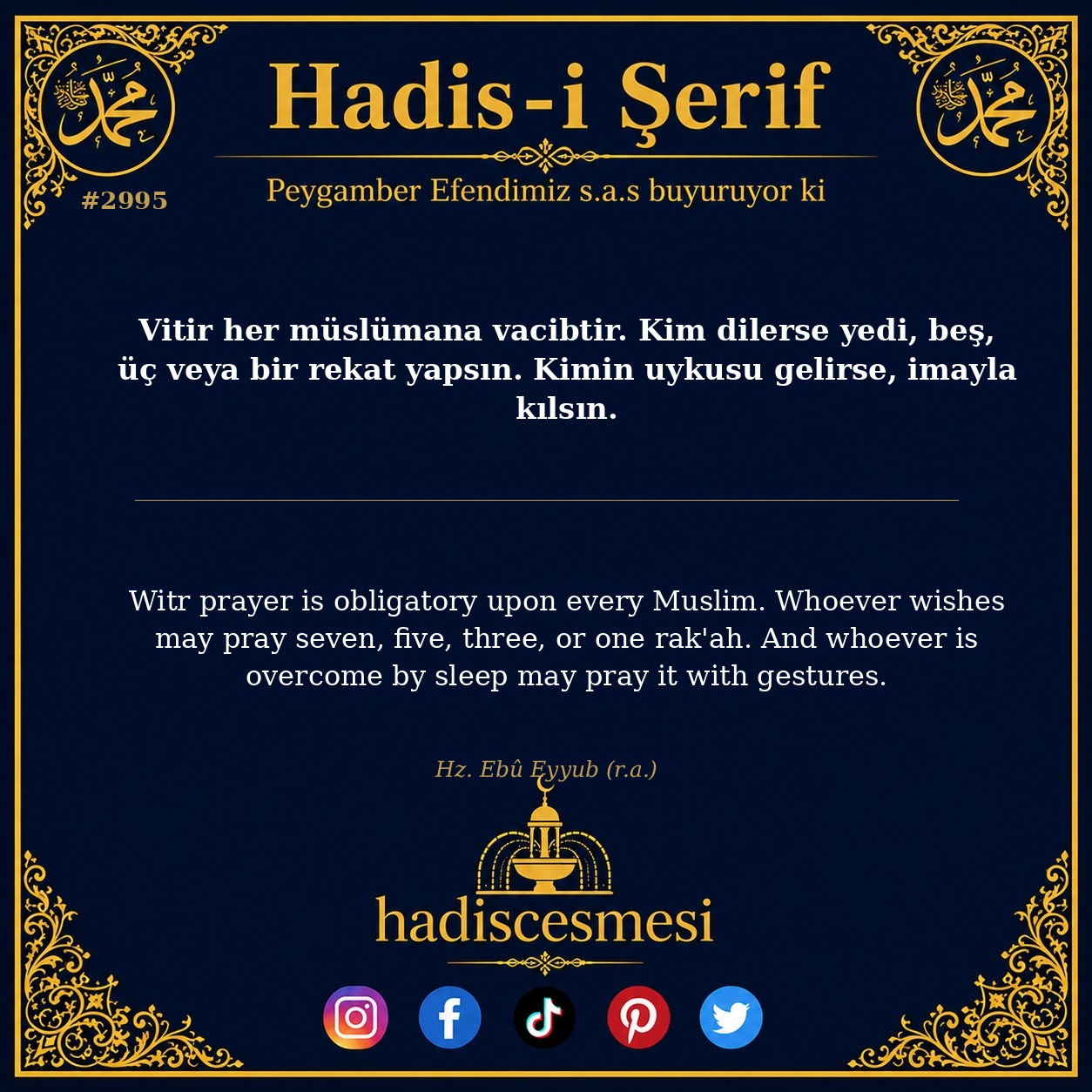 Hadis 2995
