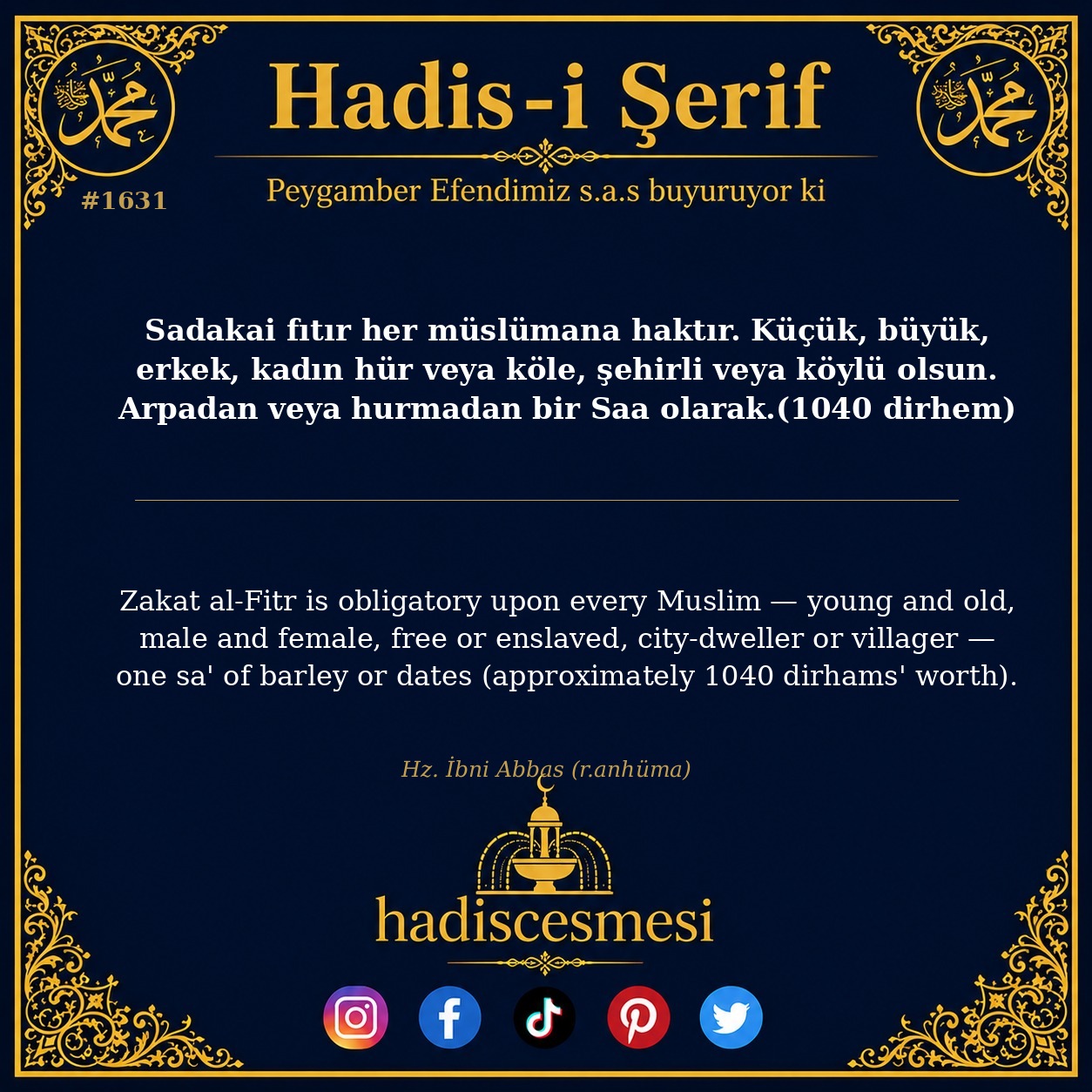 Hadis 1631