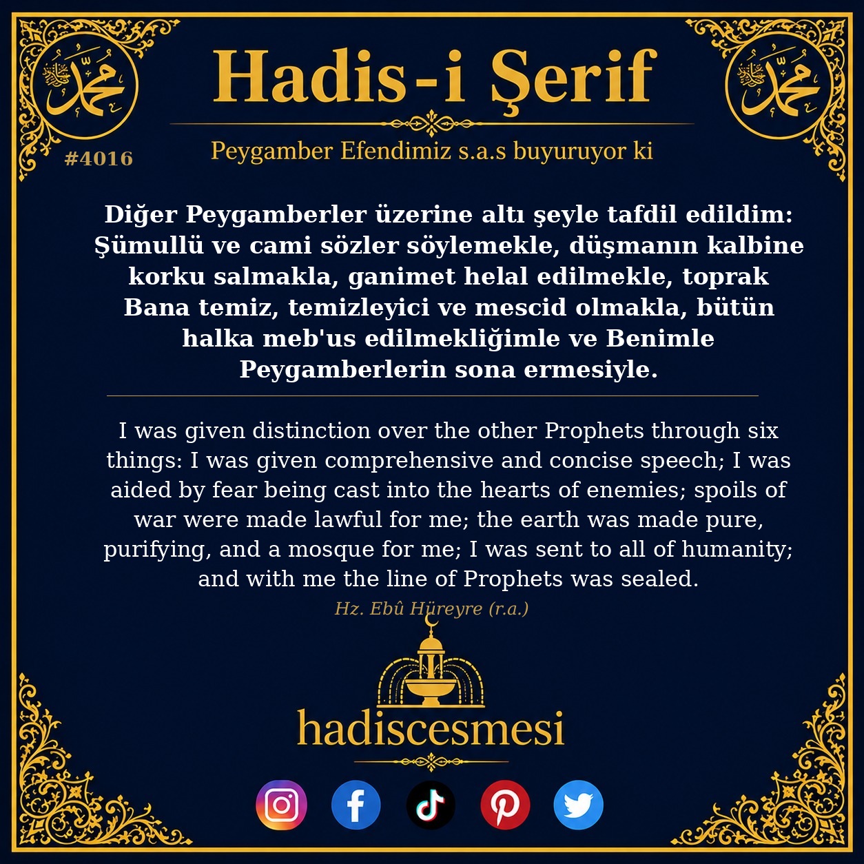Hadis 4016