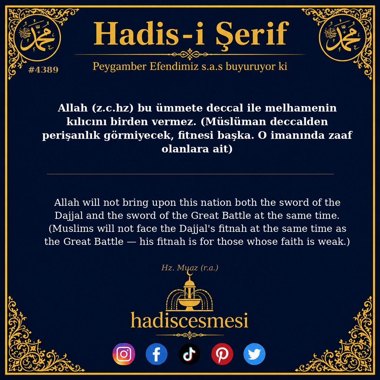 Hadis 4389