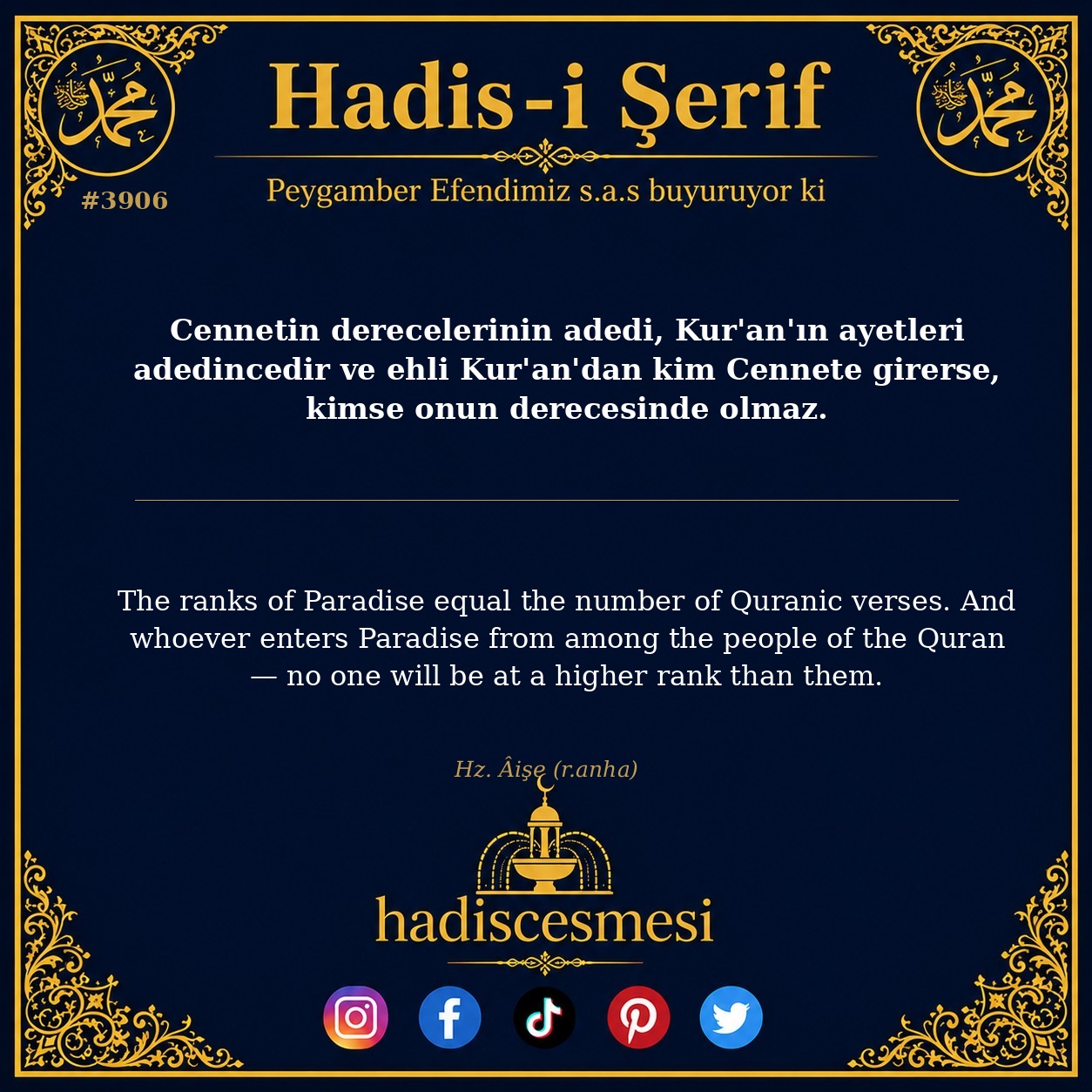 Hadis 3906