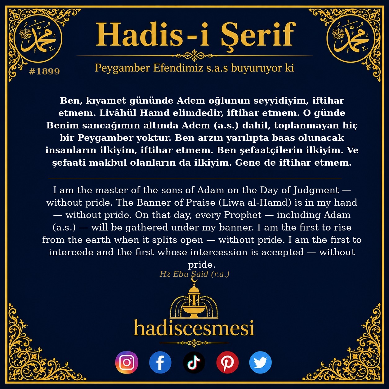 Hadis 1899
