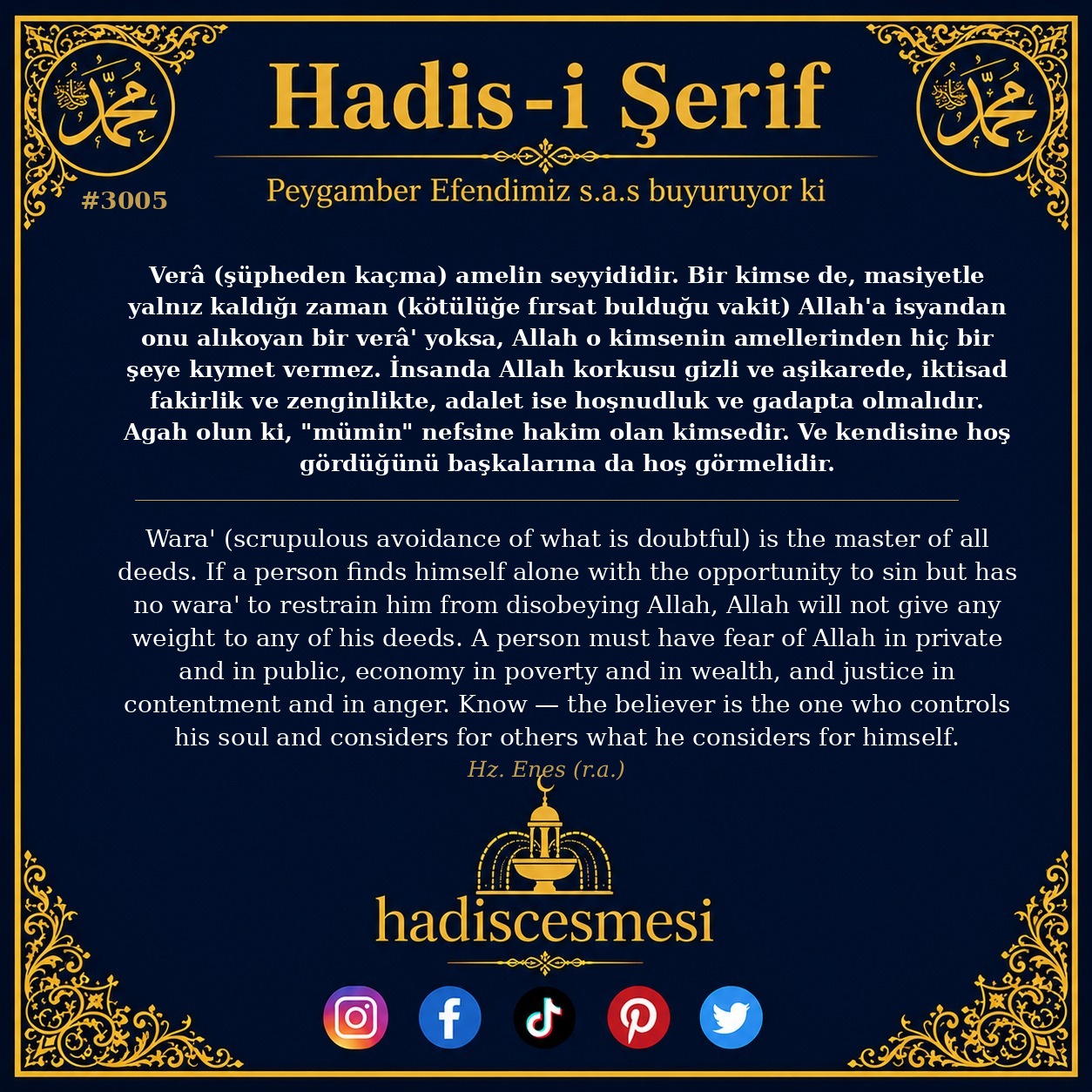Hadis 3005