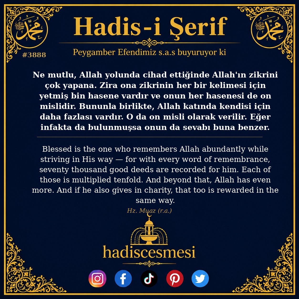 Hadis 3888