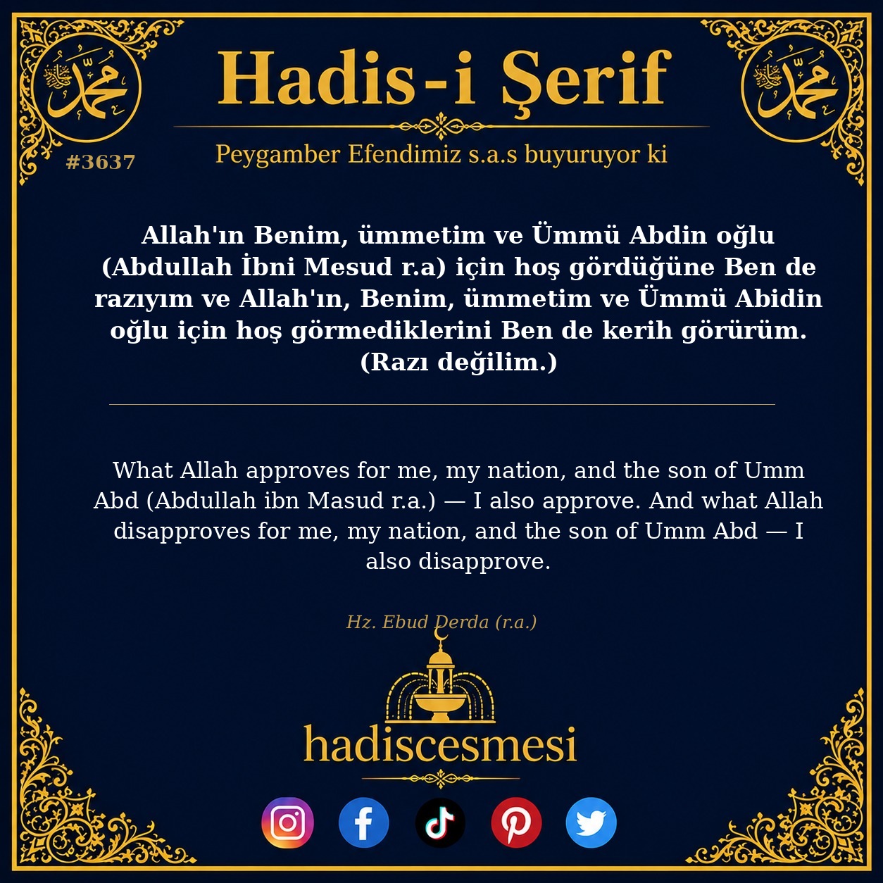 Hadis 3637