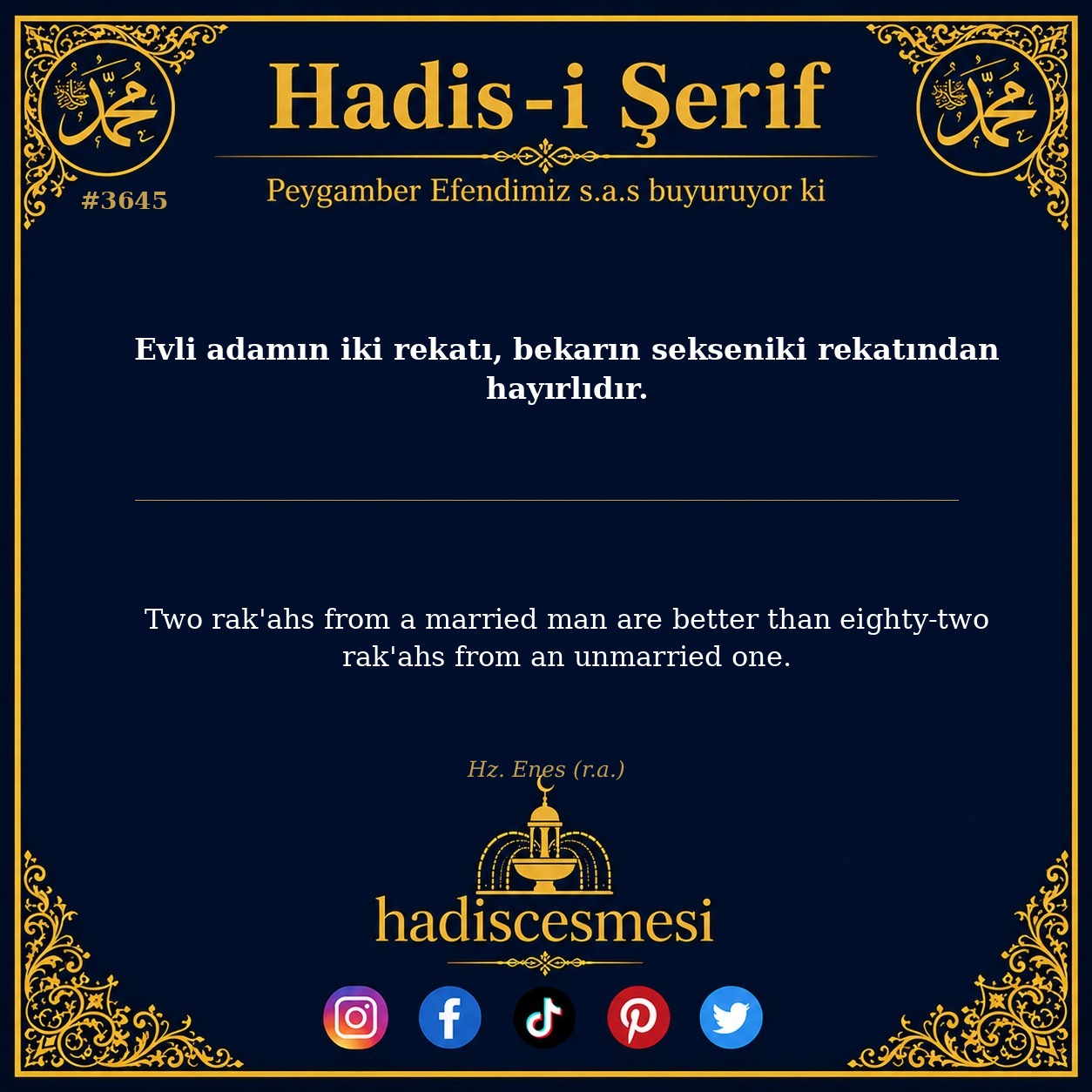 Hadis 3645