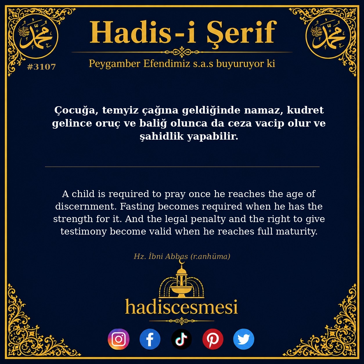 Hadis 3107
