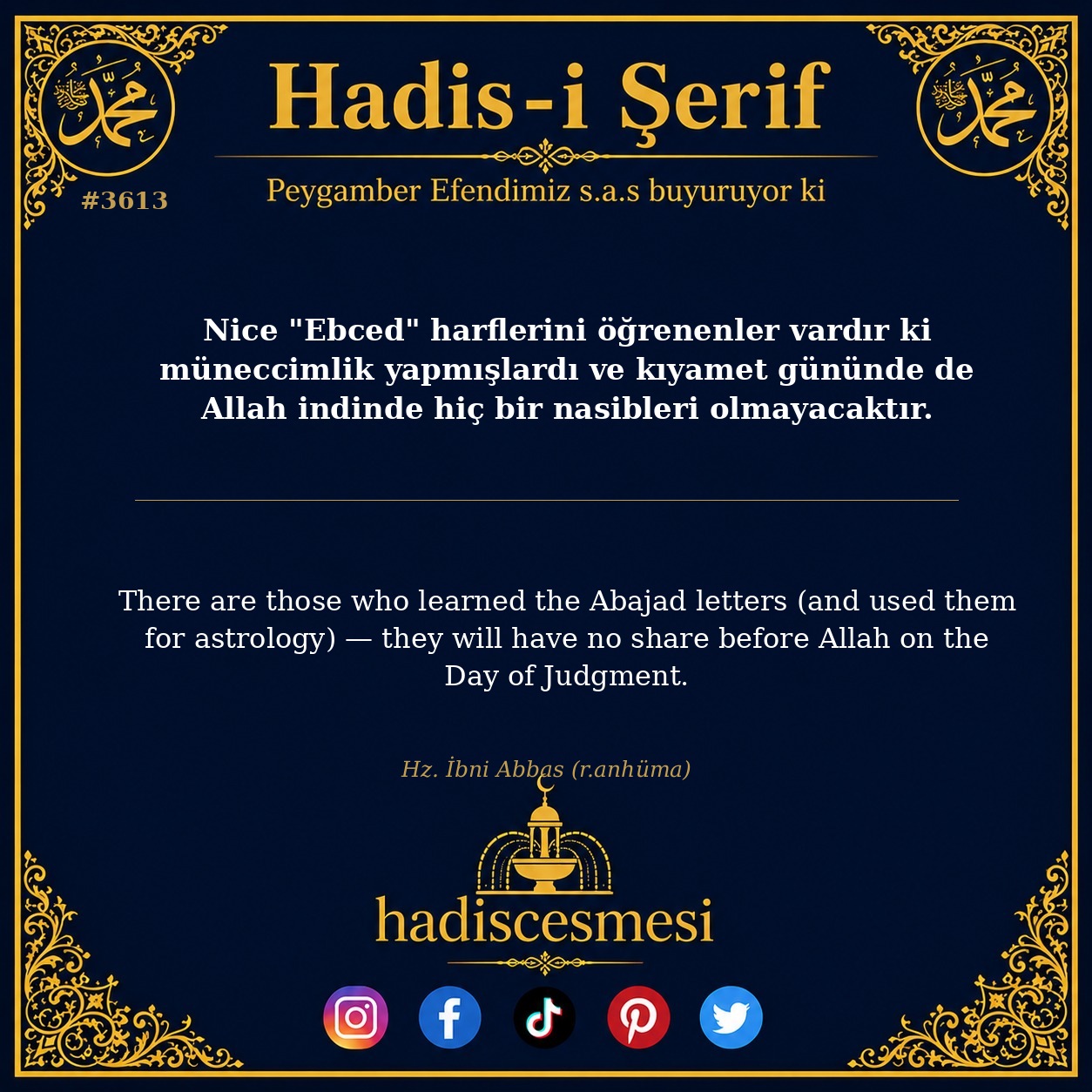 Hadis 3613