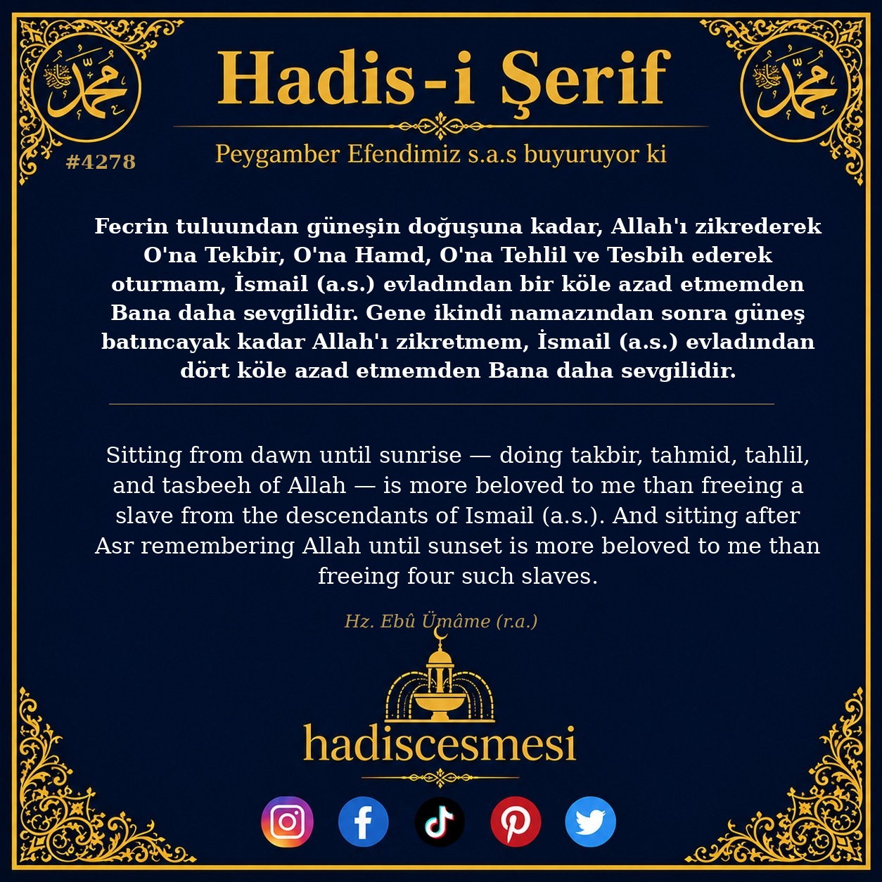 Hadis 4278
