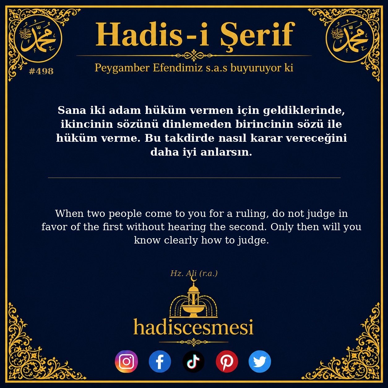 Hadis 0498