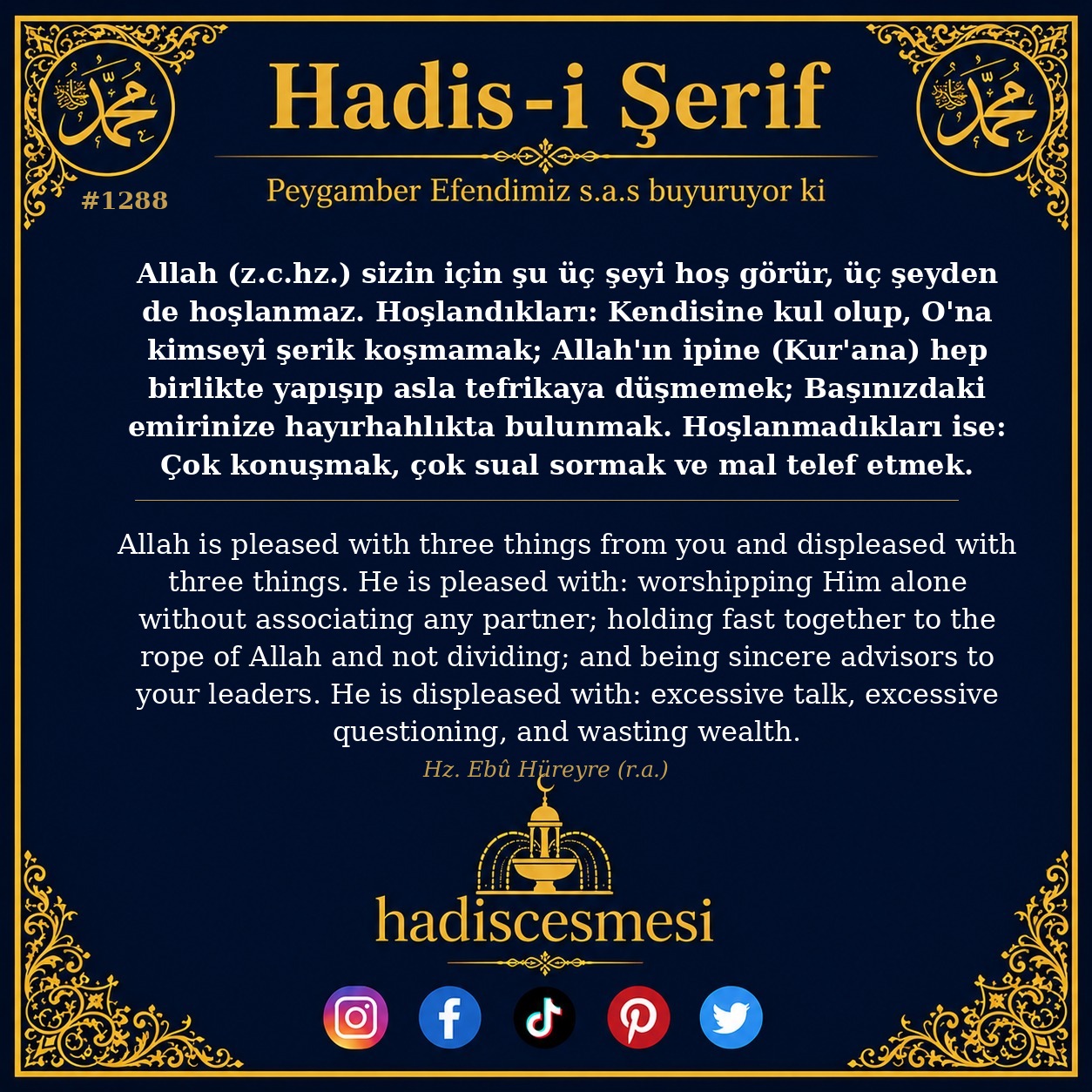Hadis 1288