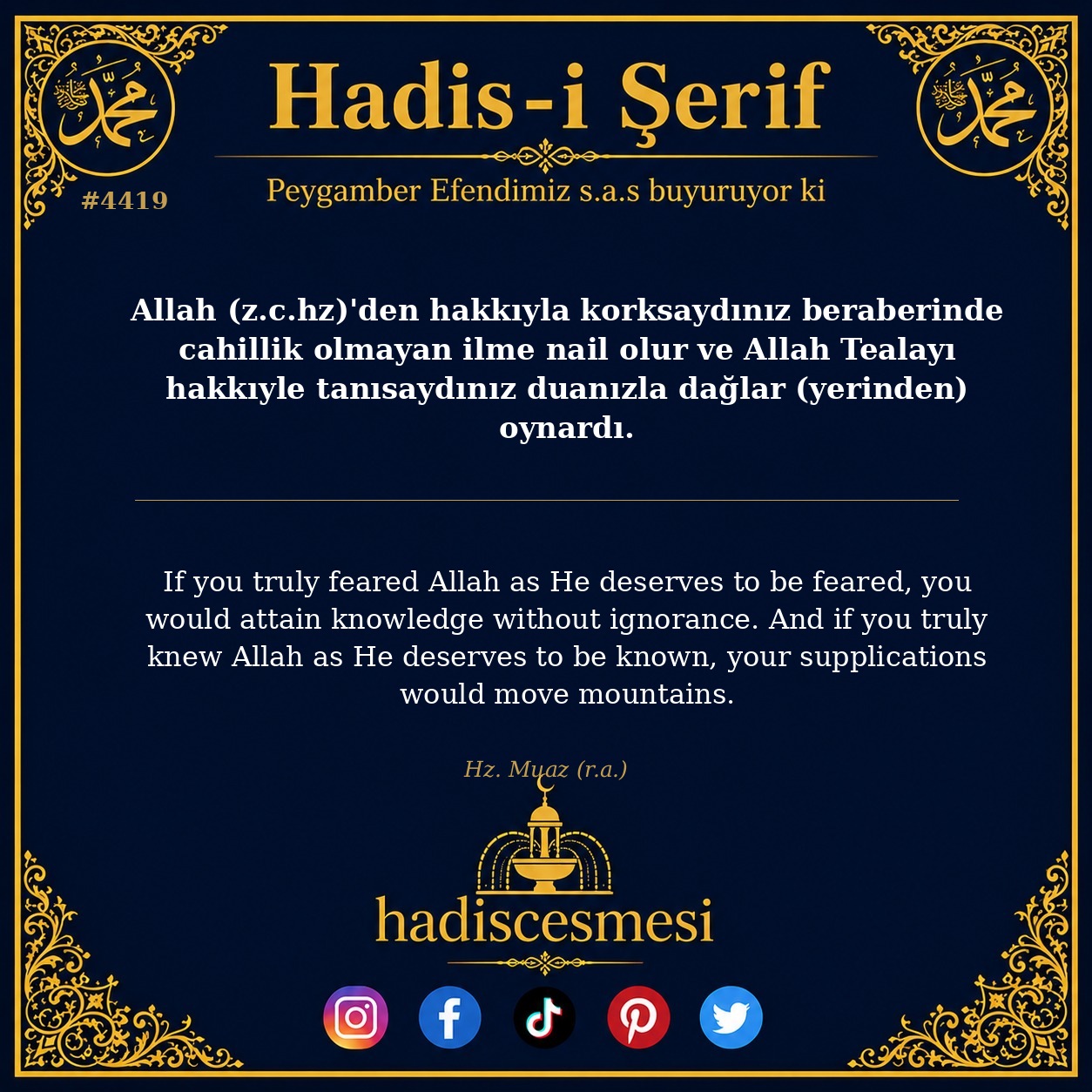 Hadis 4419