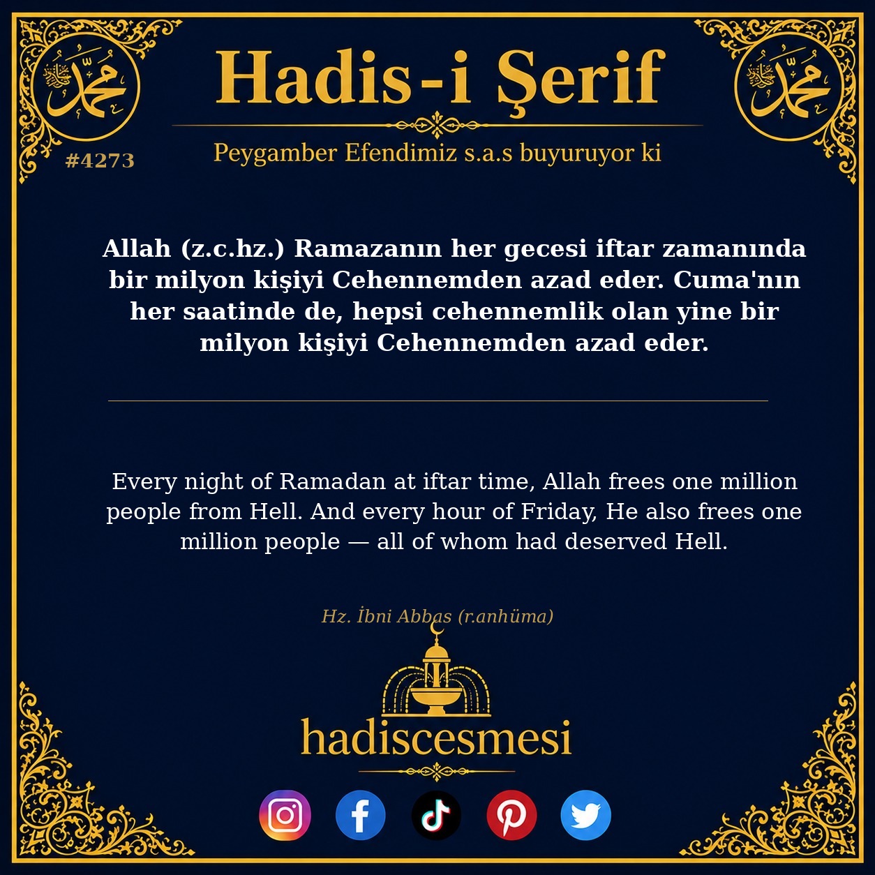 Hadis 4273