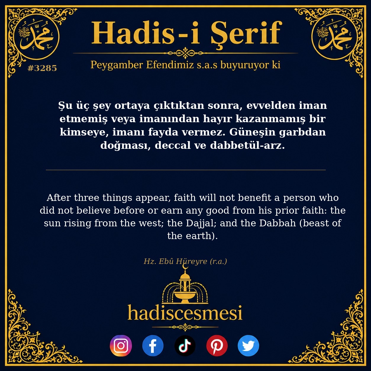 Hadis 3285