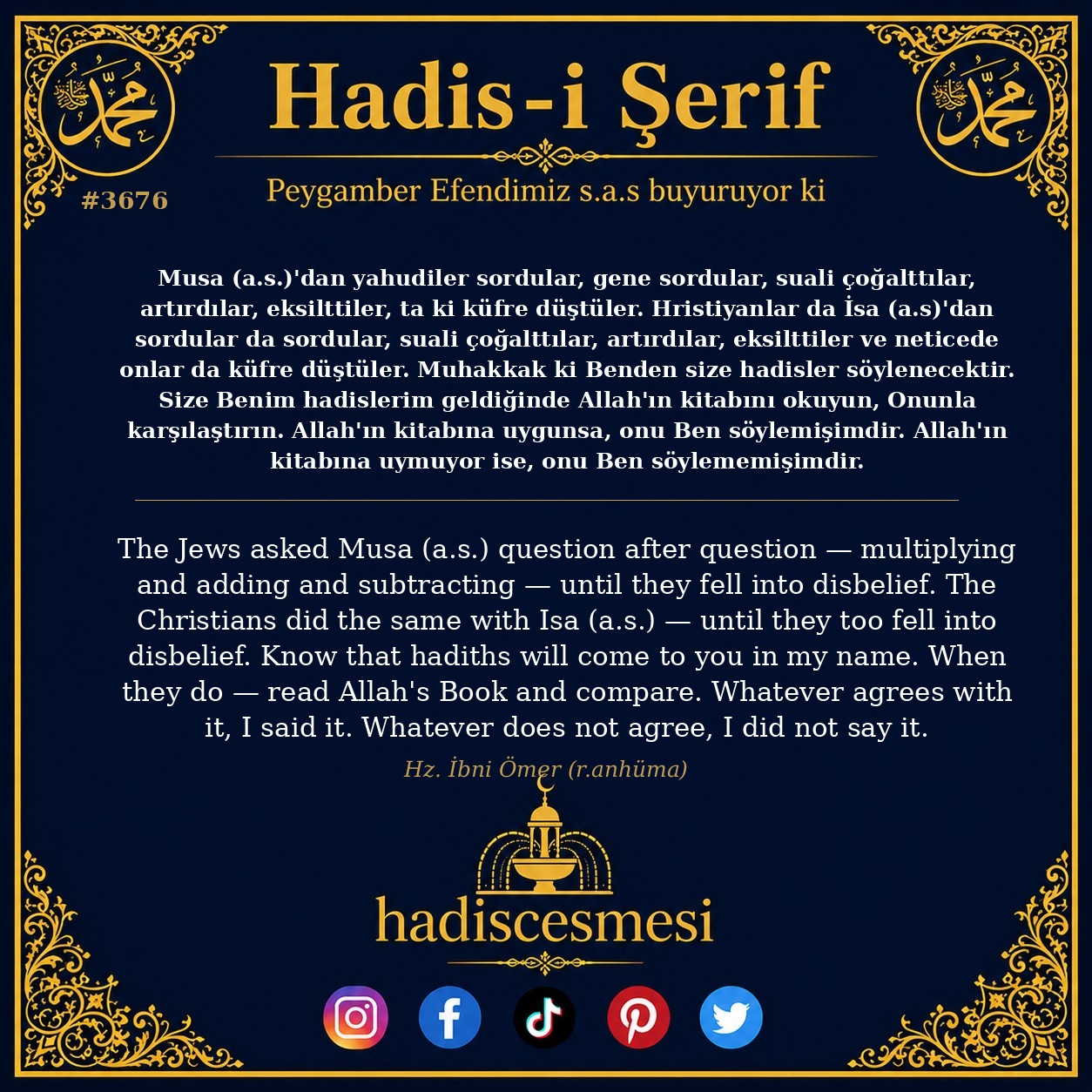 Hadis 3676