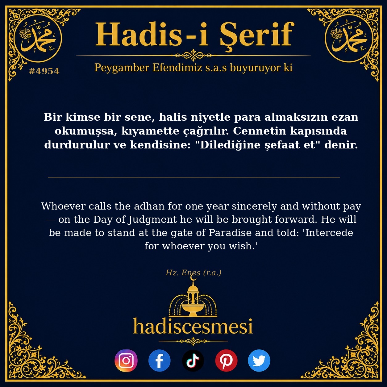 Hadis 4954