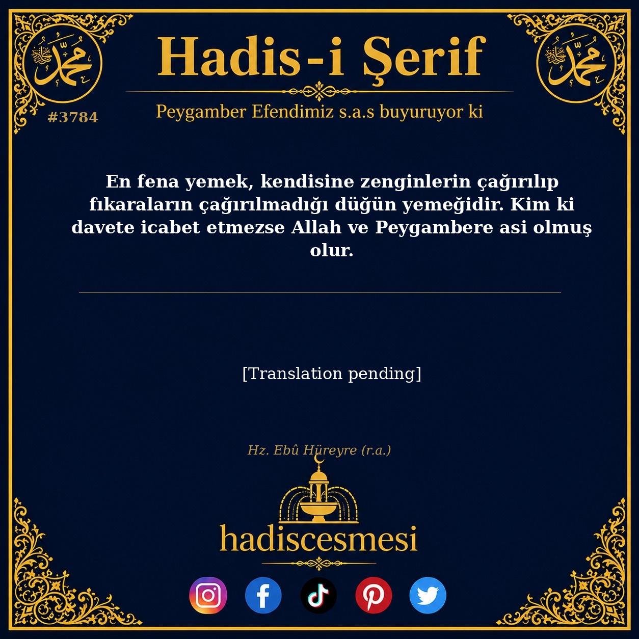 Hadis 3784