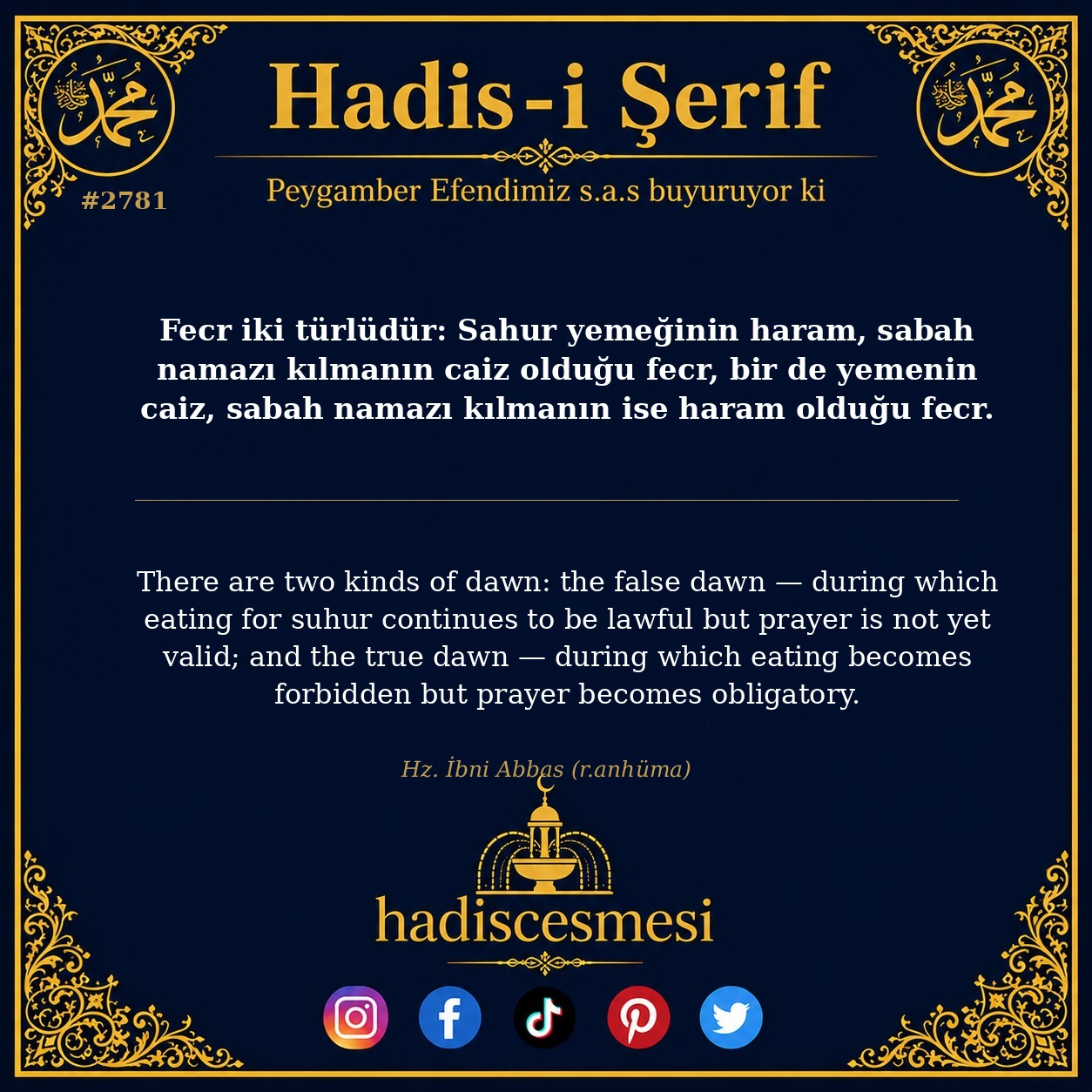 Hadis 2781