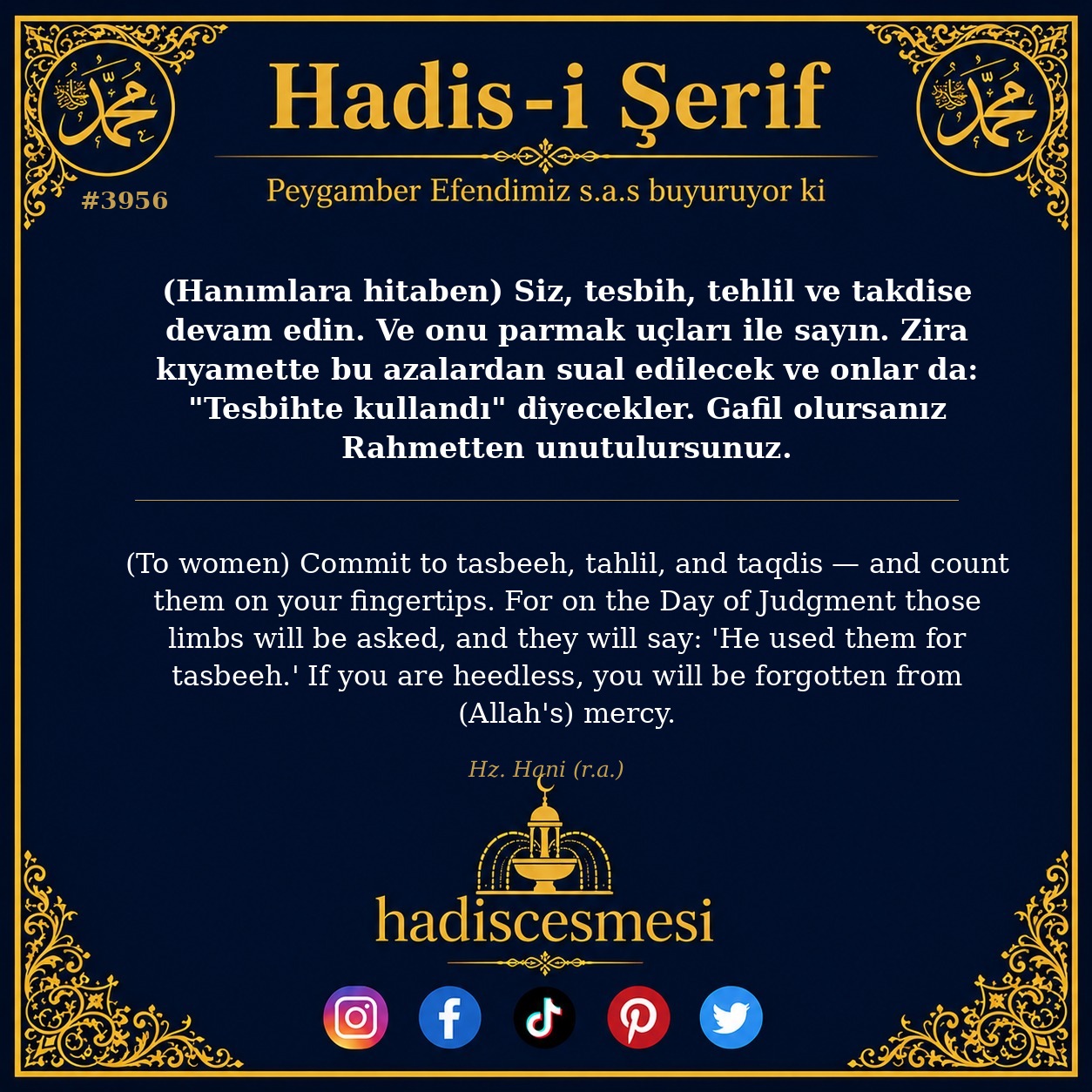 Hadis 3956