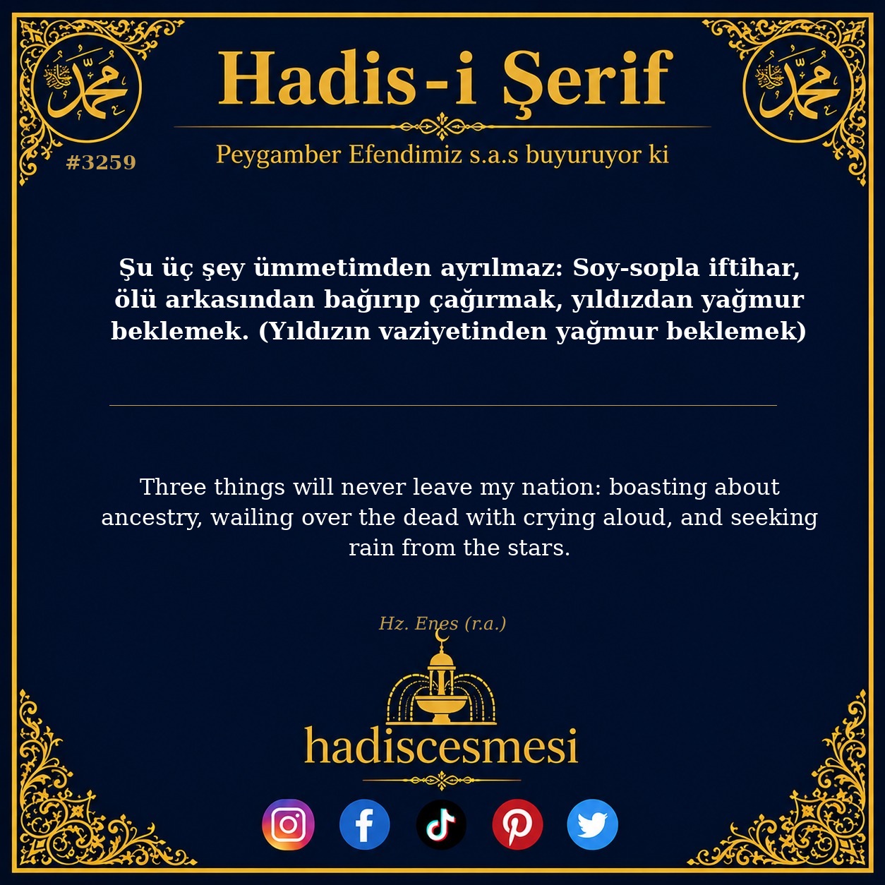 Hadis 3259