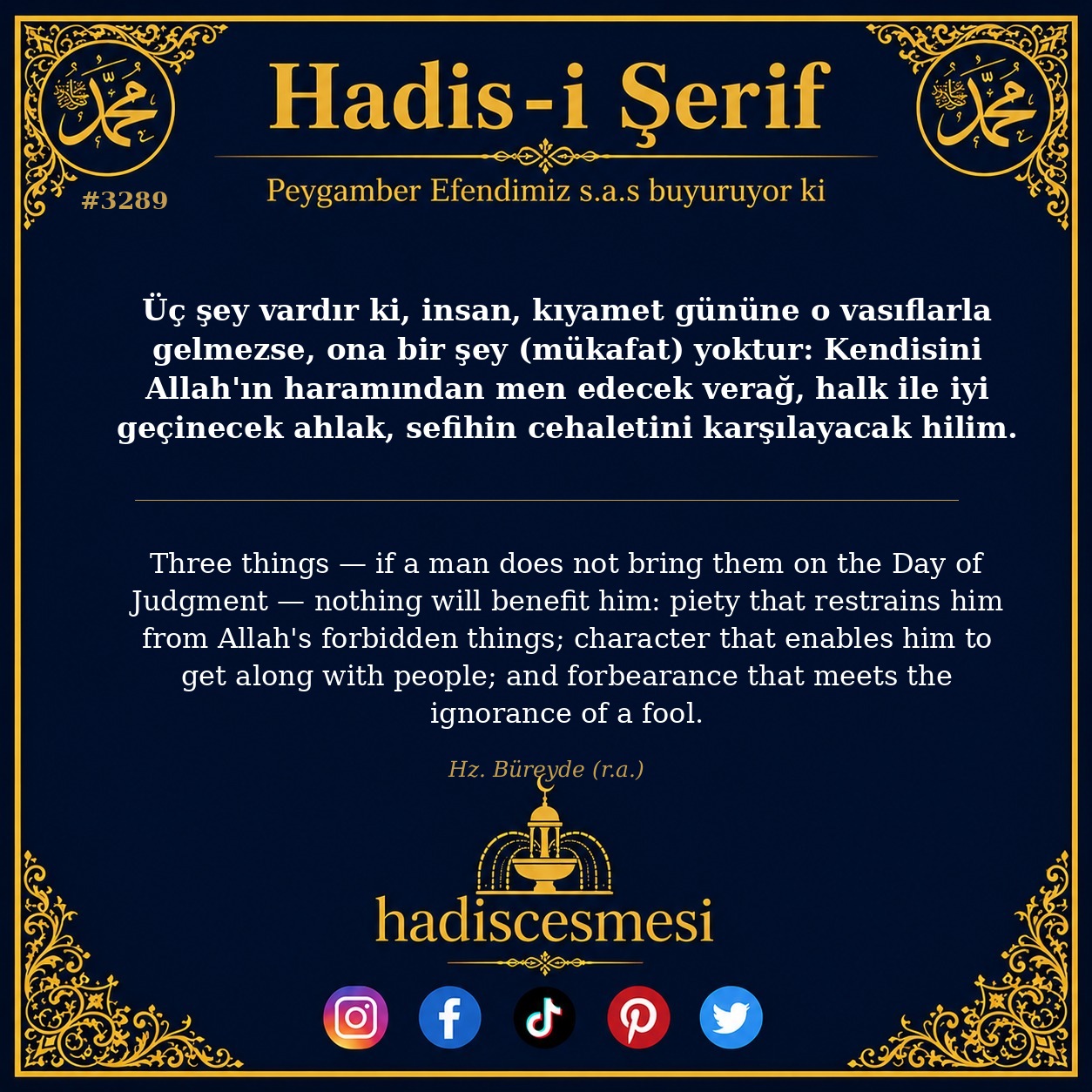 Hadis 3289