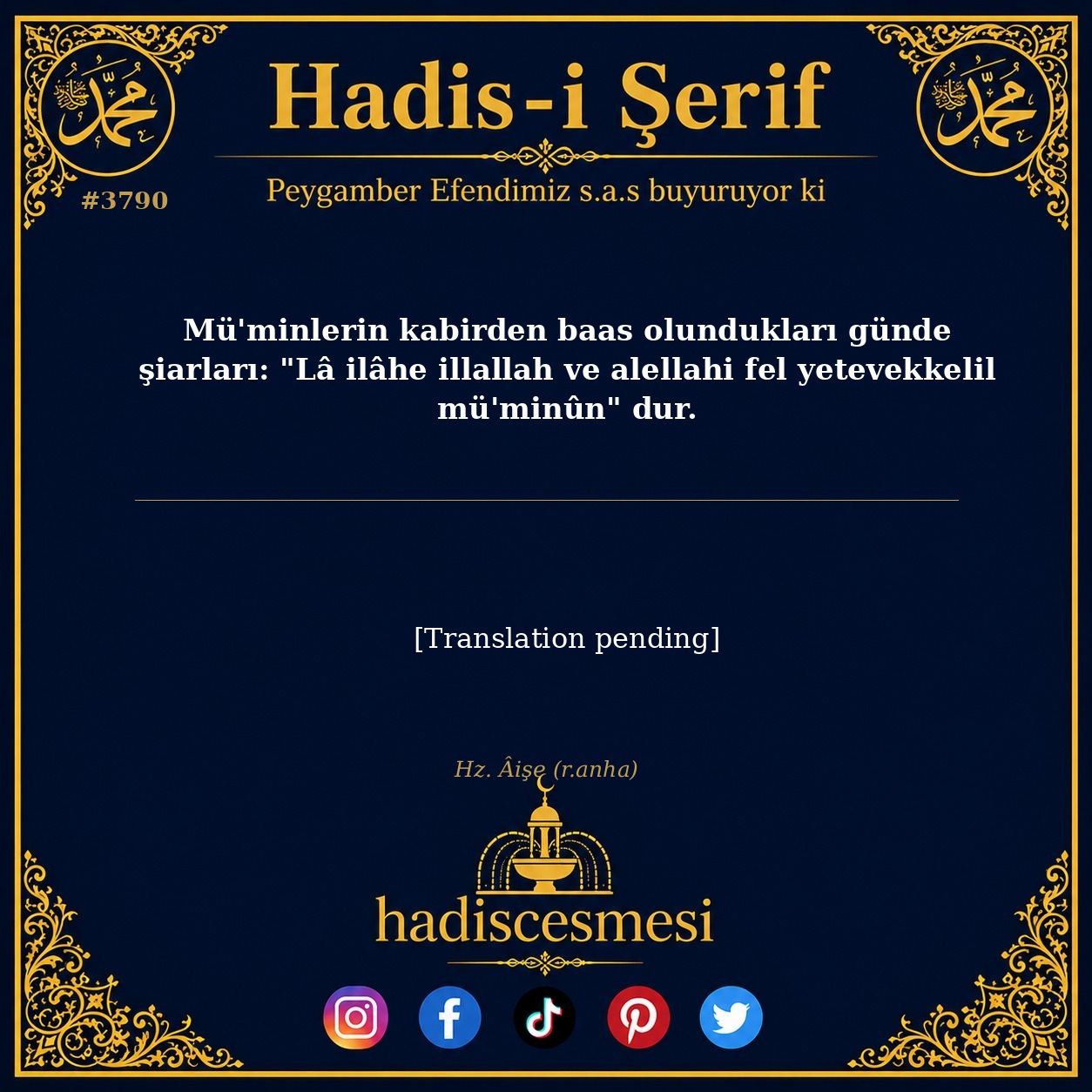 Hadis 3790