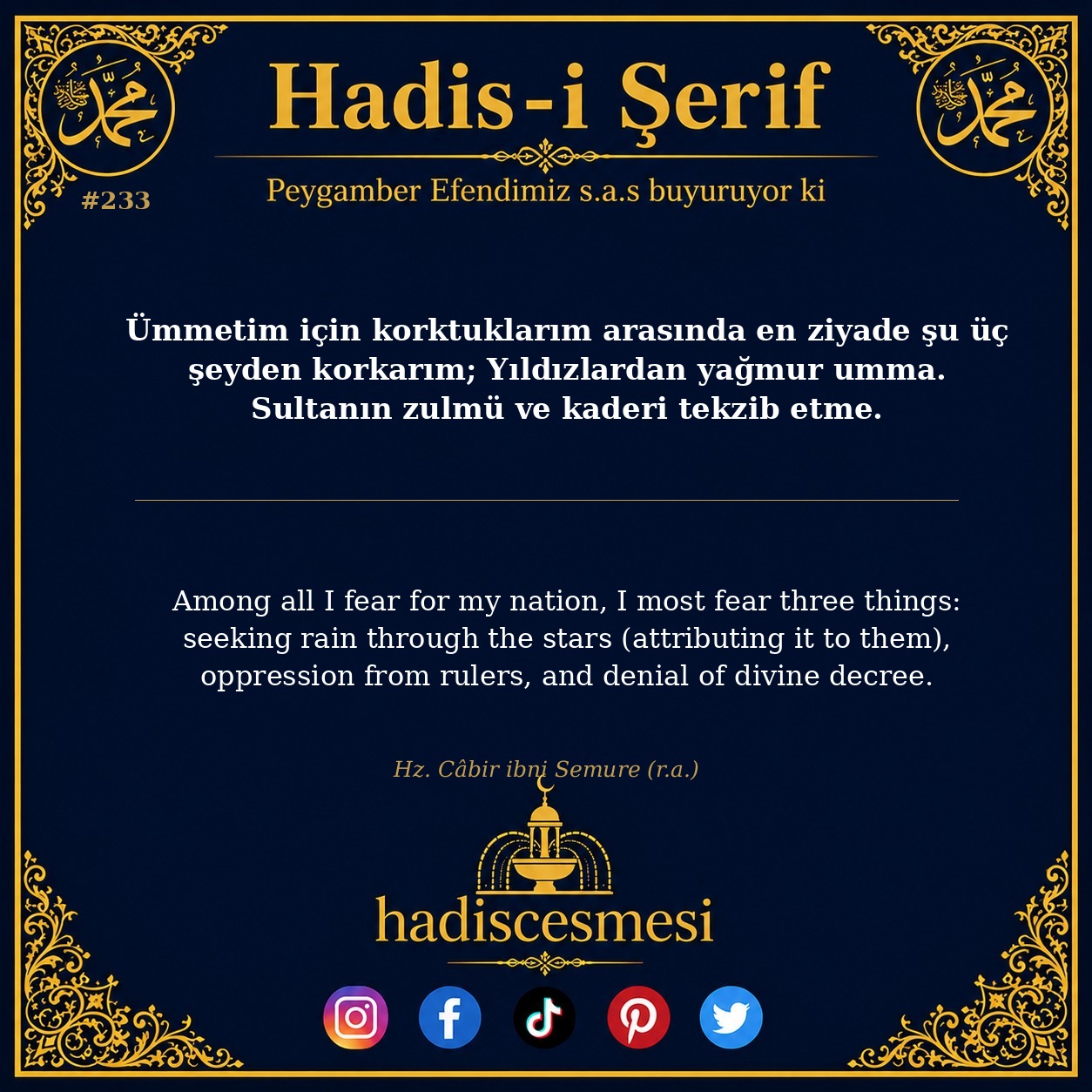 Hadis 0233