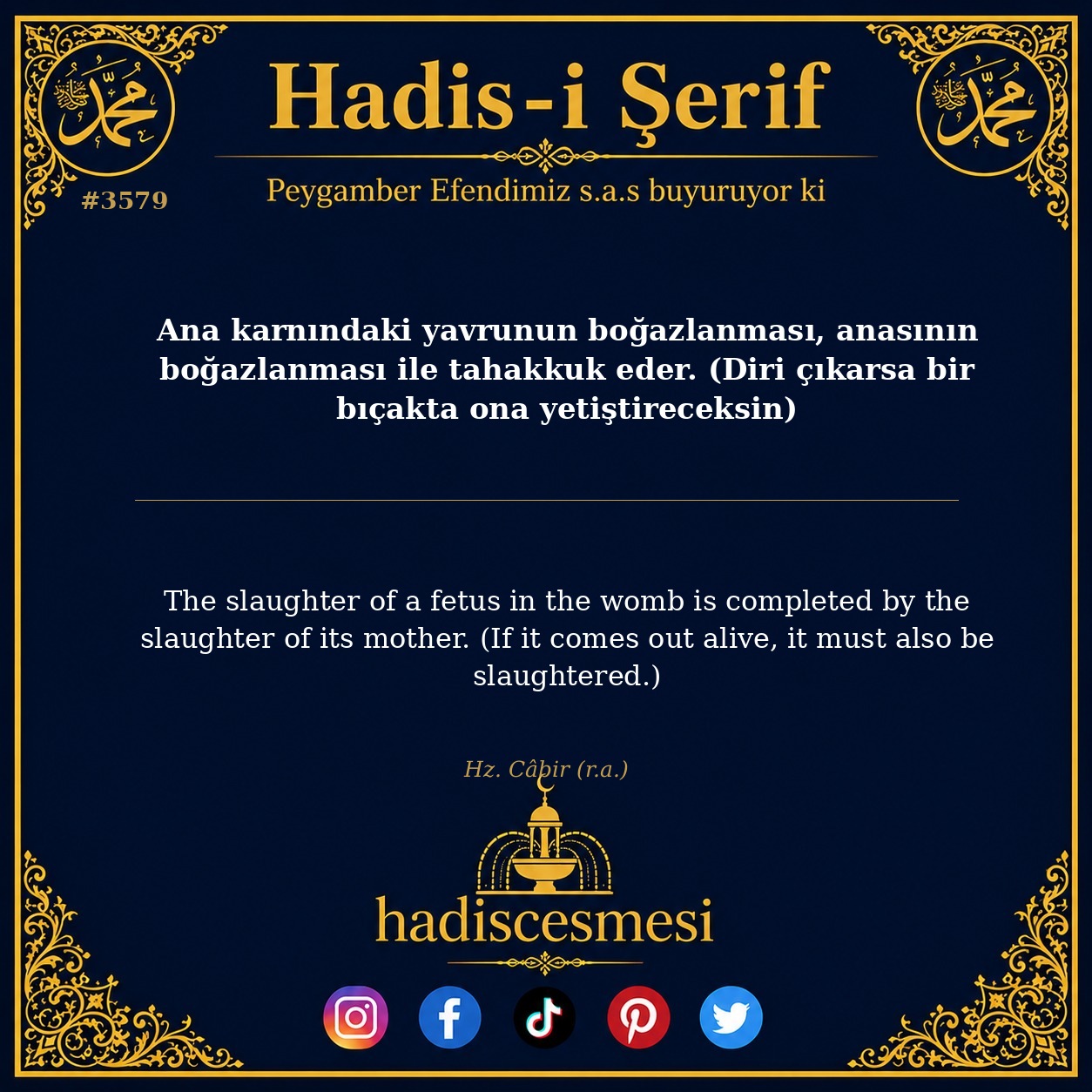 Hadis 3579