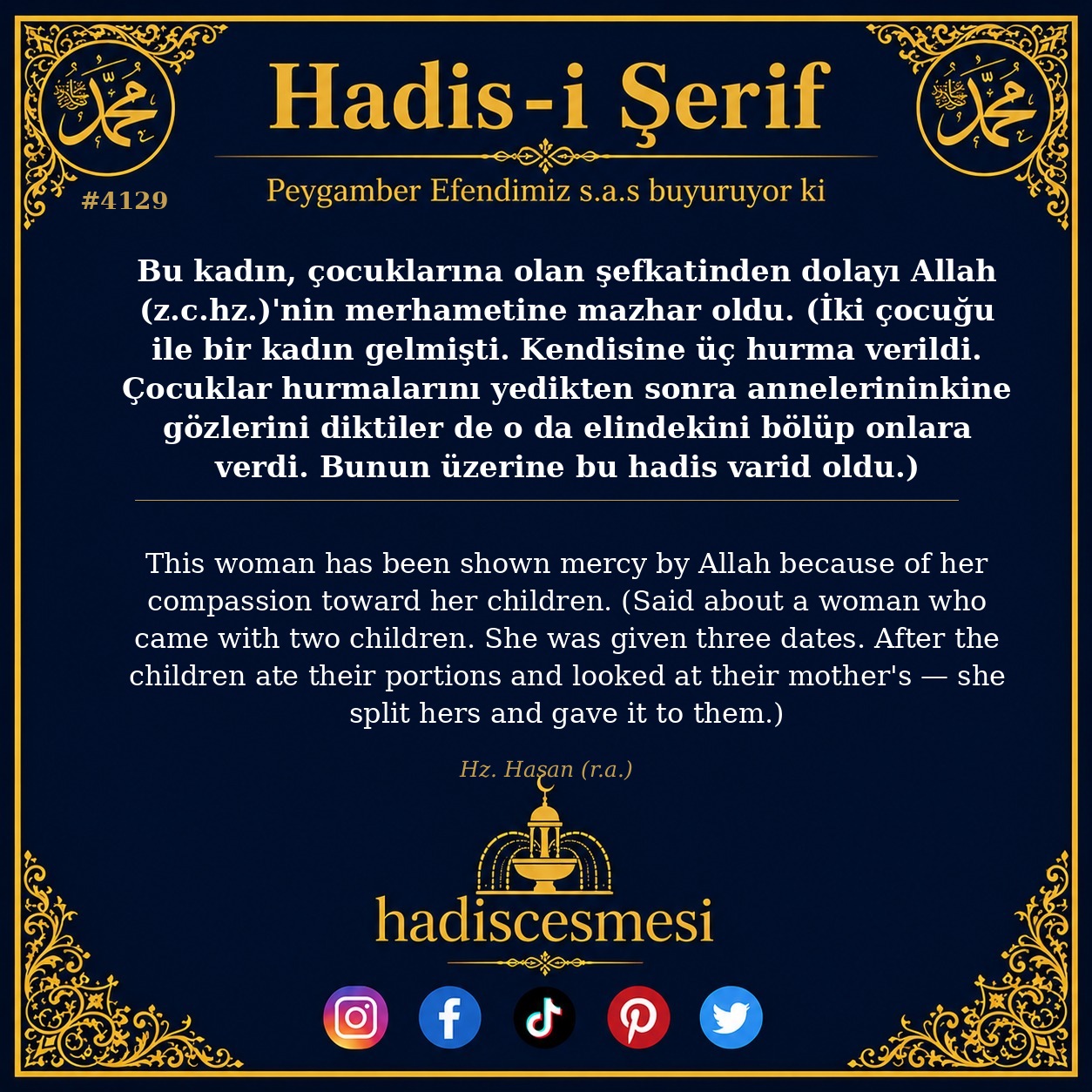 Hadis 4129