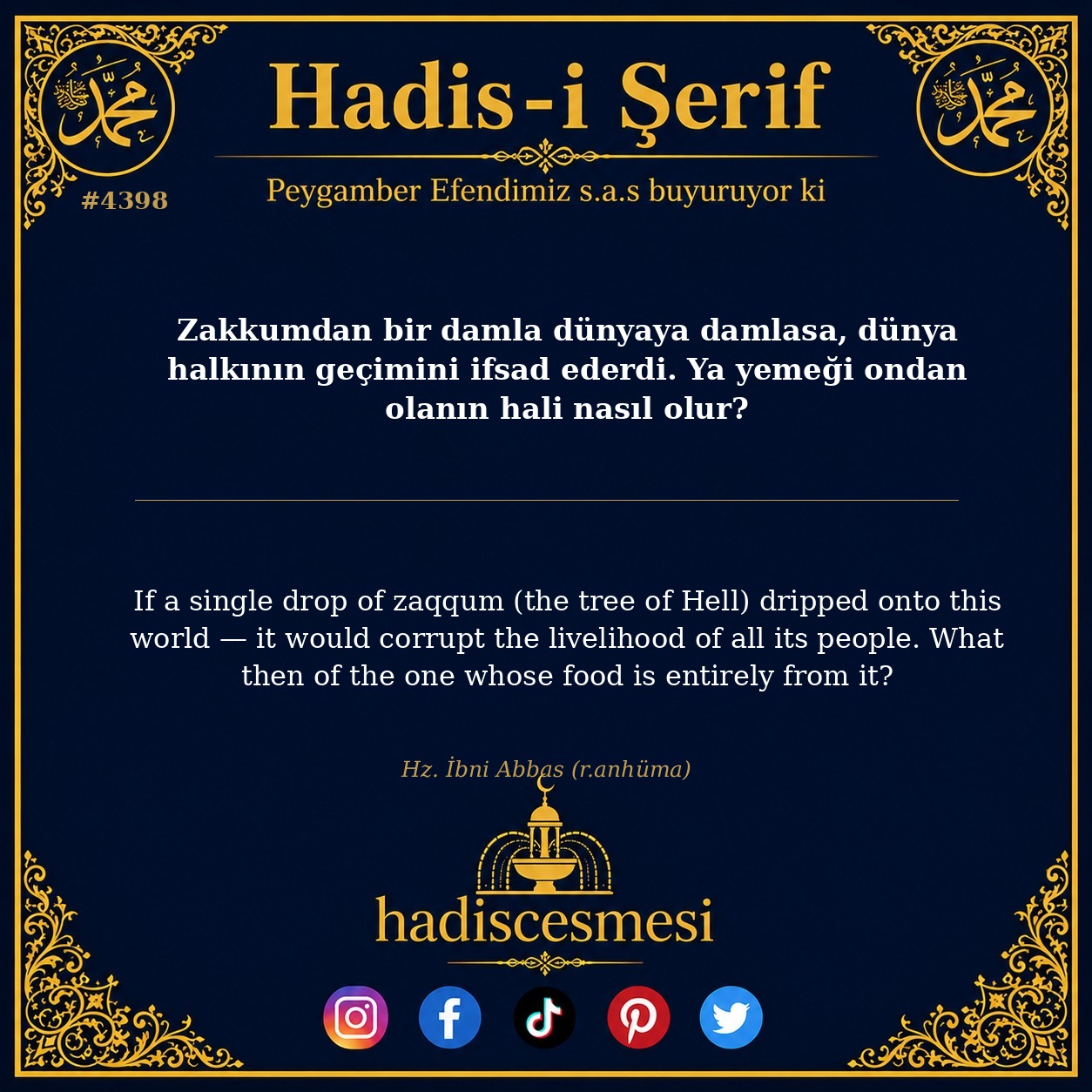 Hadis 4398