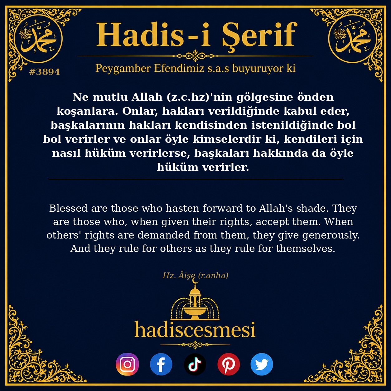 Hadis 3894
