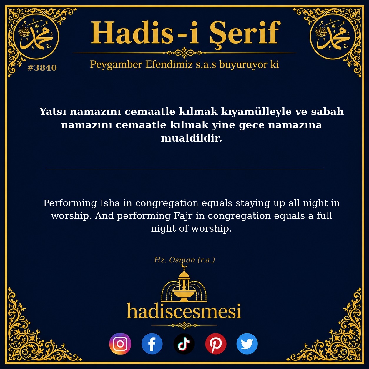 Hadis 3840
