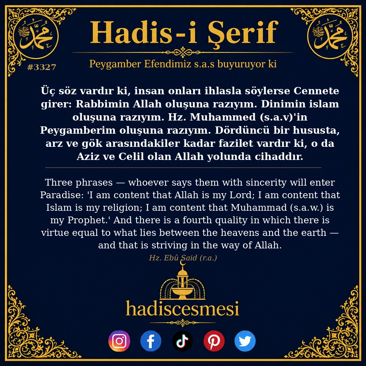 Hadis 3327