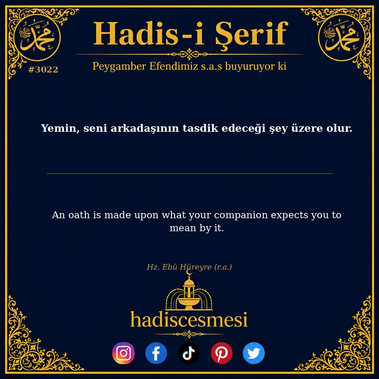 Hadis 3022
