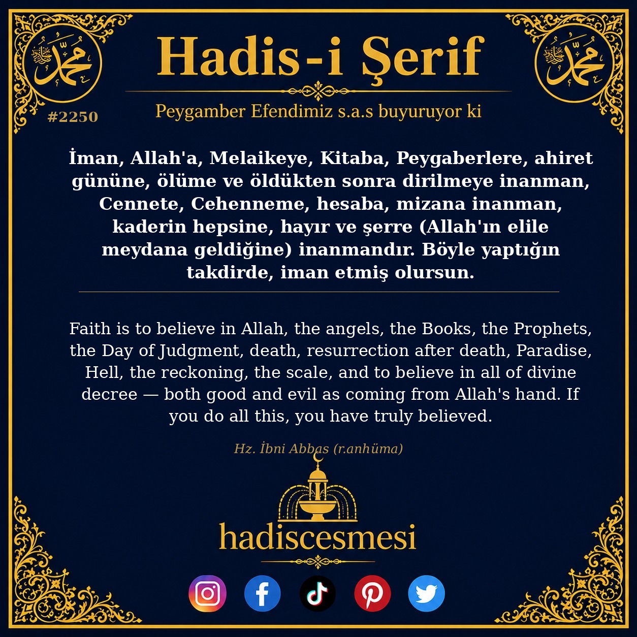 Hadis 2250