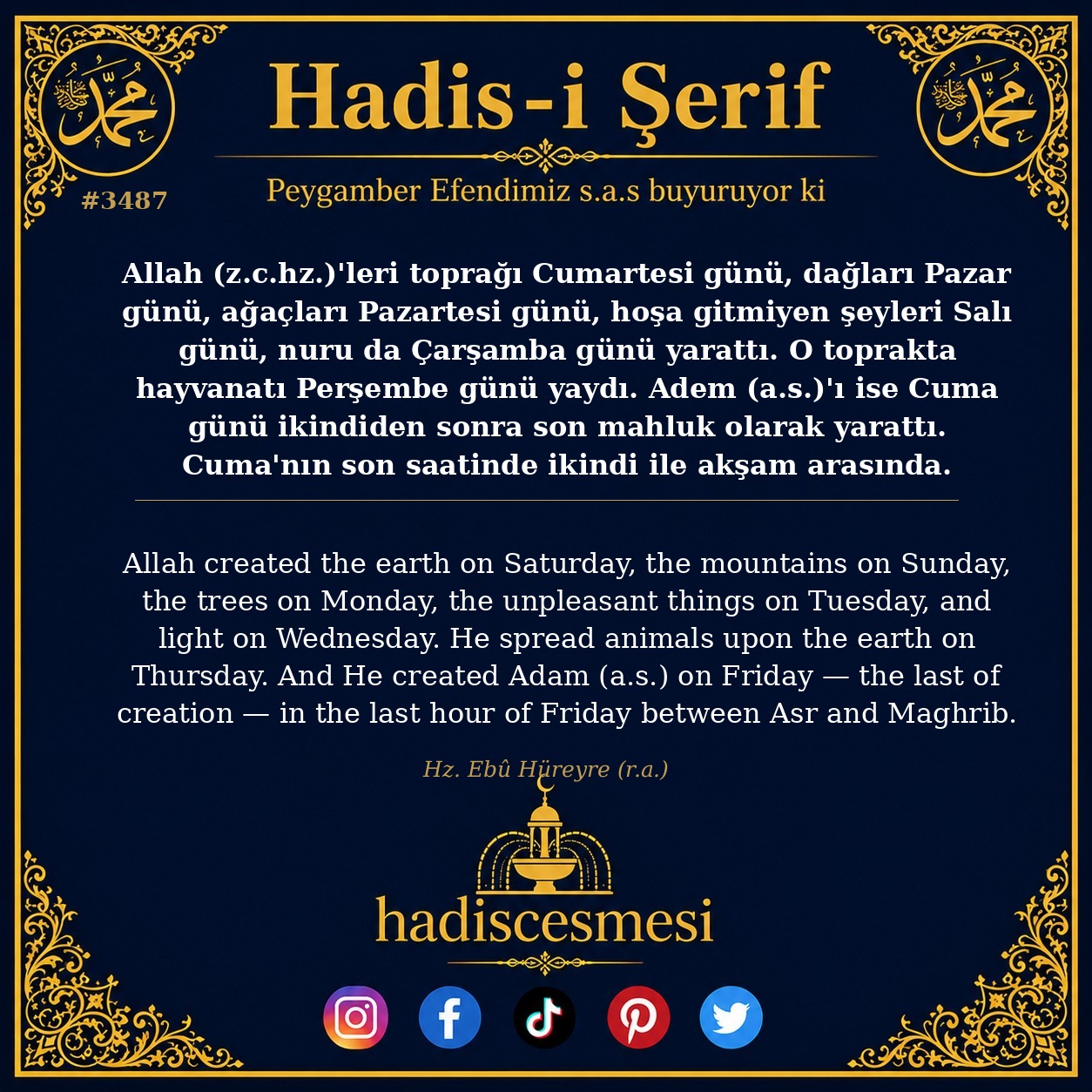 Hadis 3487