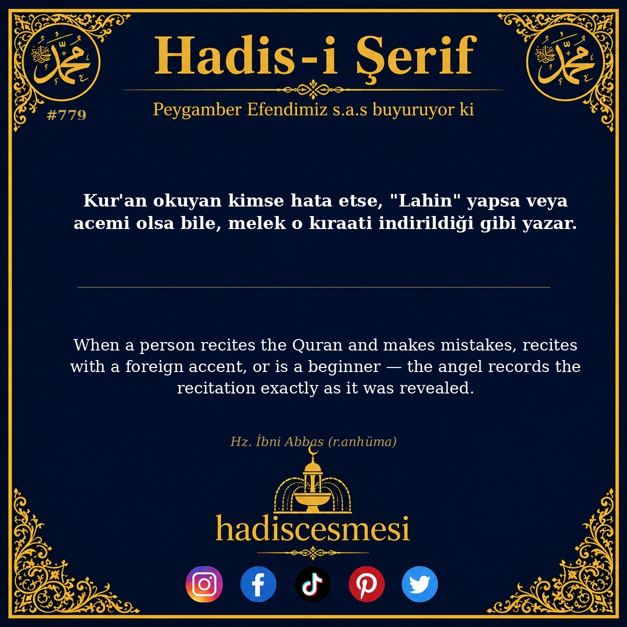 Hadis 0779