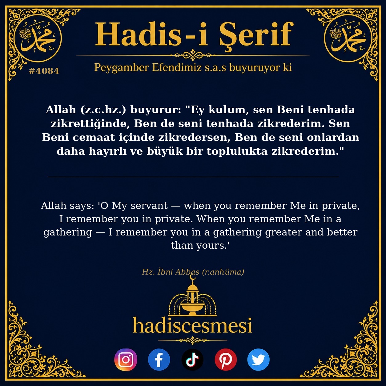 Hadis 4084