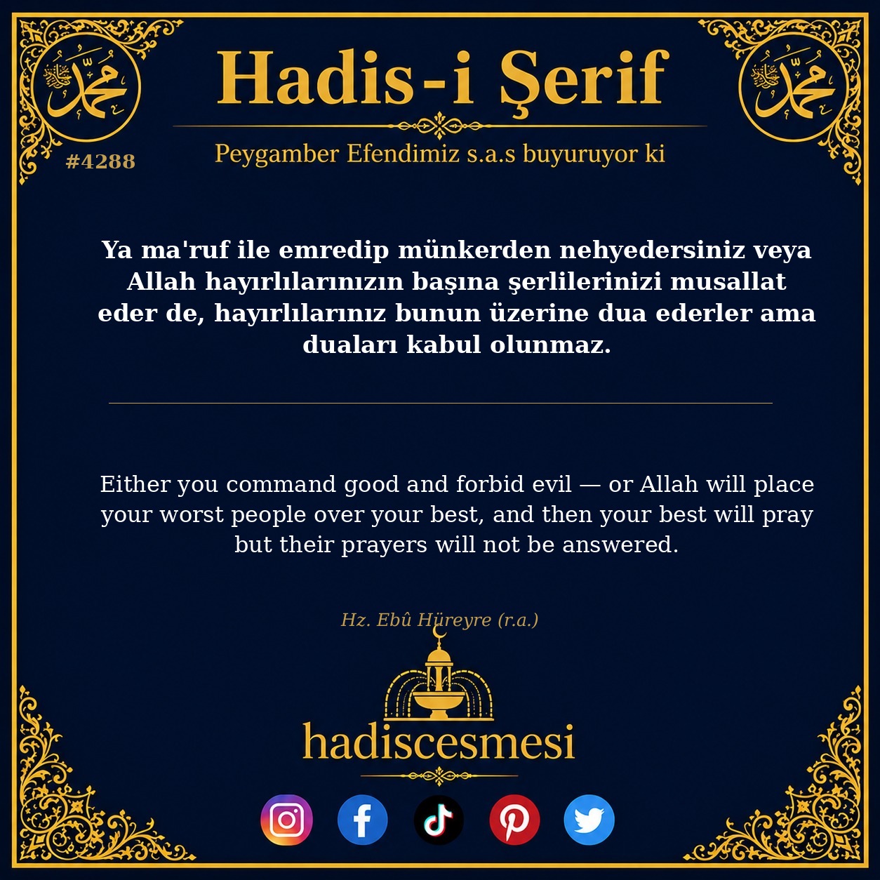 Hadis 4288